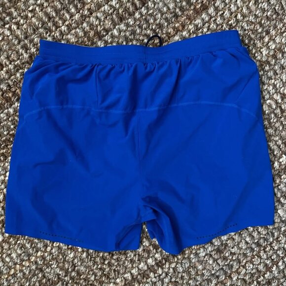Rhone Athletic Shorts w/Liner Men's Large Blue (5.5" inseam) - Picture 4 of 8